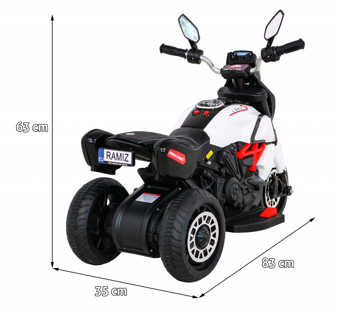 motor na akumulator fast tourist - bijeli - slika 2