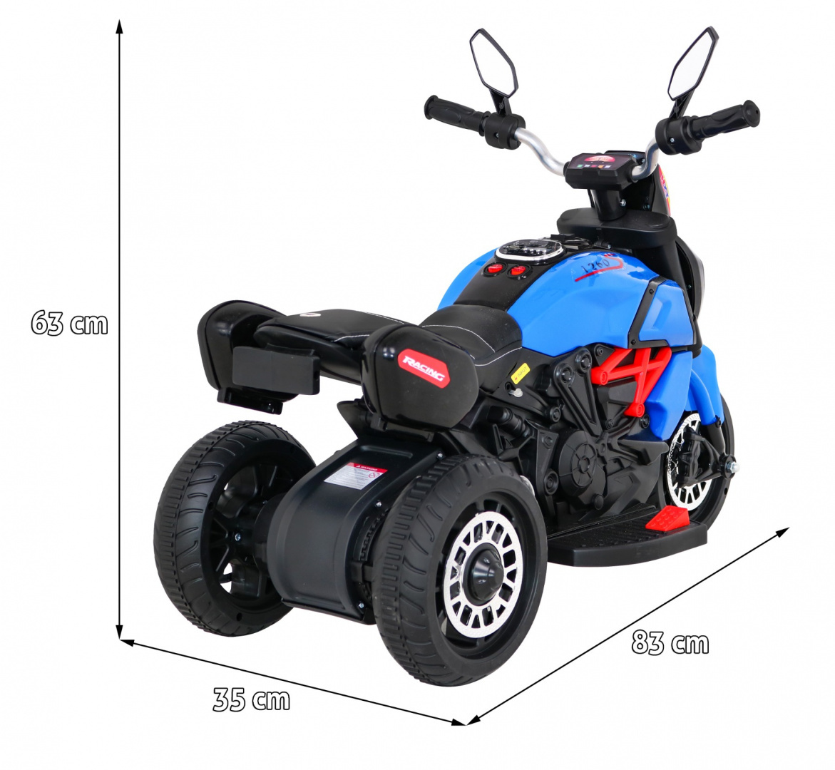 motor na akumulator fast tourist - plavi - slika 2
