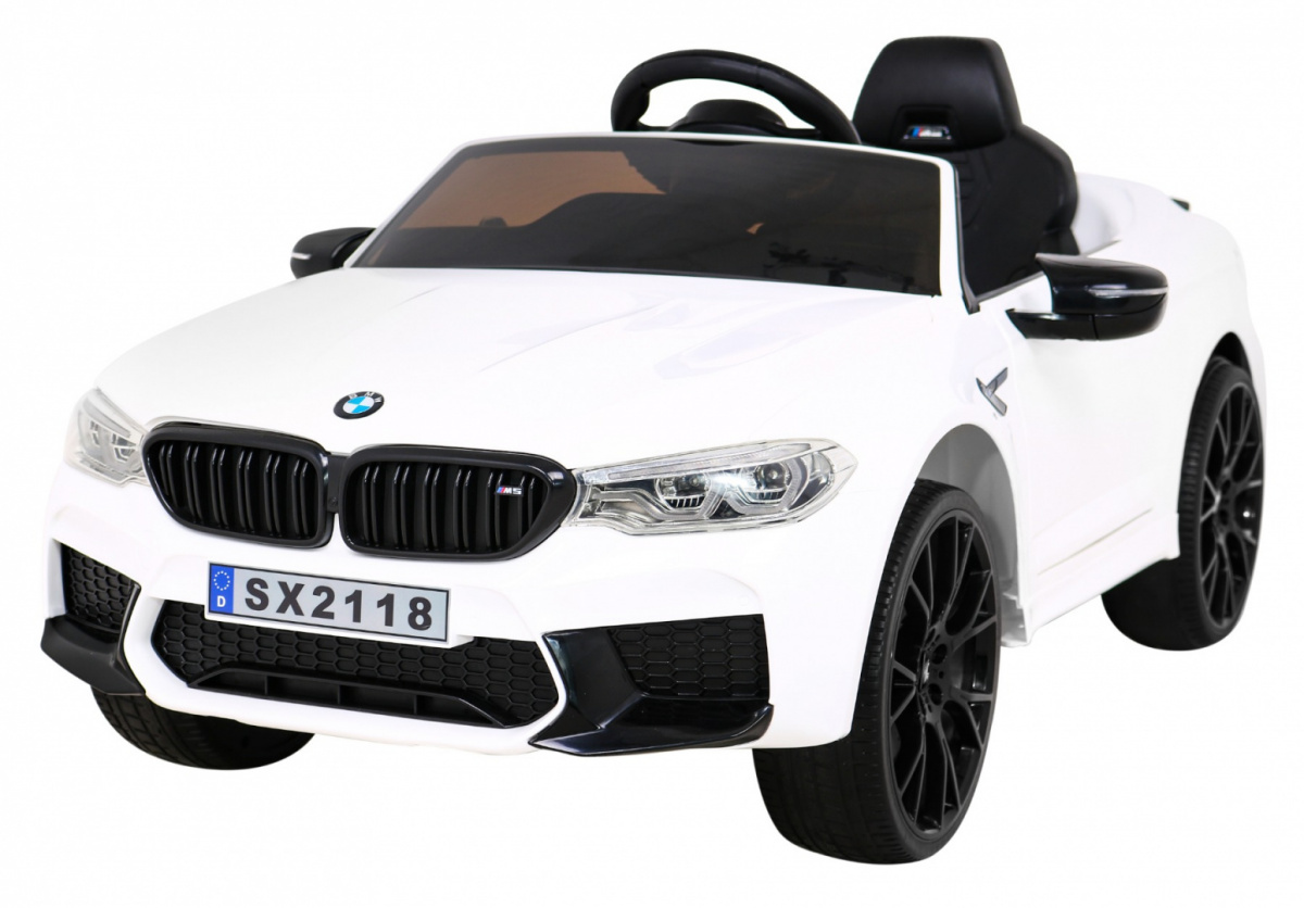 licencirani auto na akumulator bmw m5 drift - bijeli - slika 1