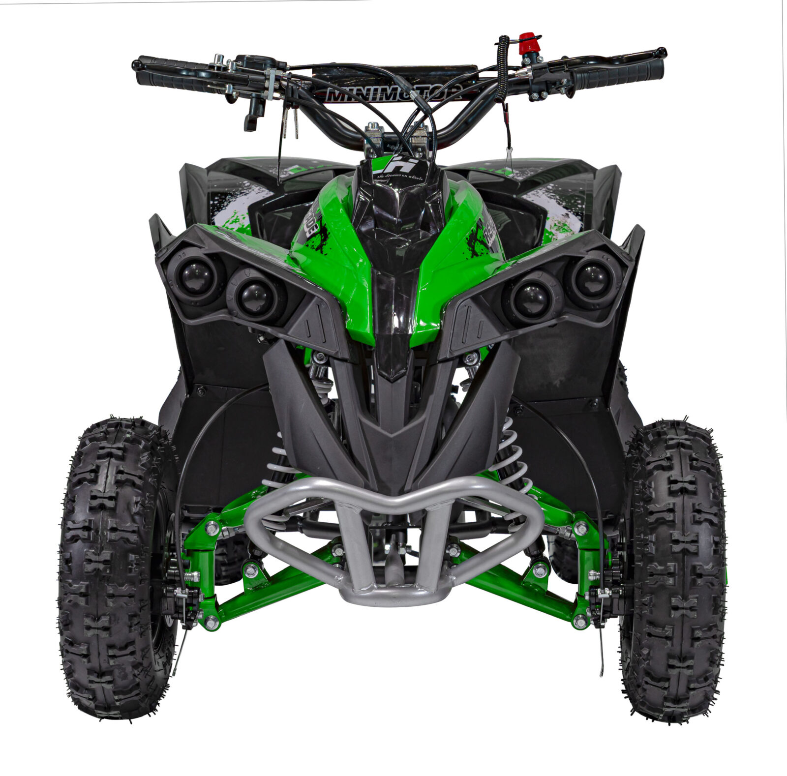 quad na akumulator renegade highper 49cc combustion - zeleni - slika 2