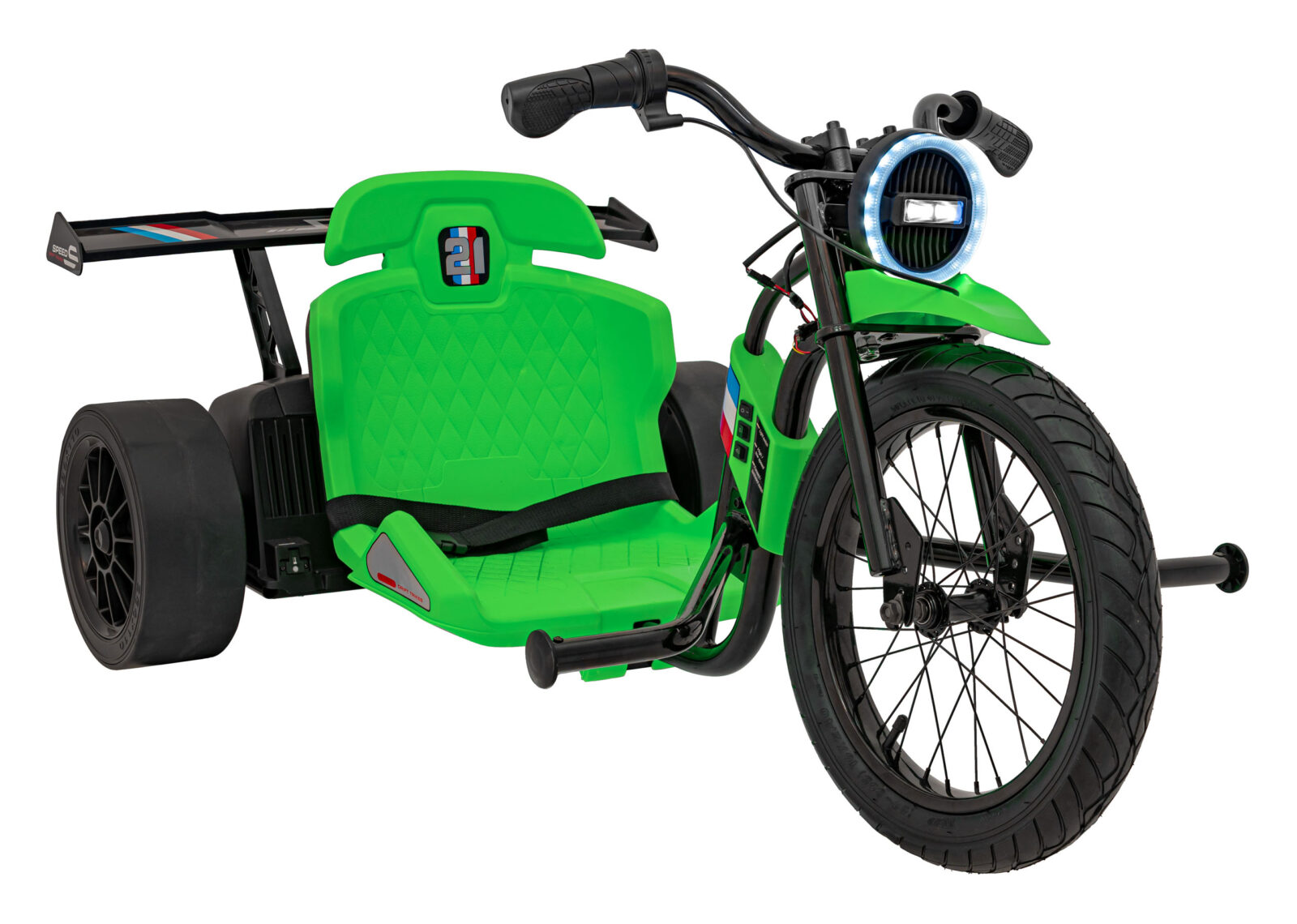 vozilo na akumulator drift bike 21 - zeleni - slika 1