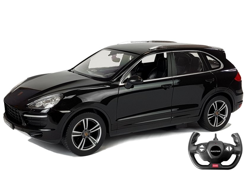 auto na daljinsko upravljanje porsche cayenne turbo rastar 1:14- crni - slika 2