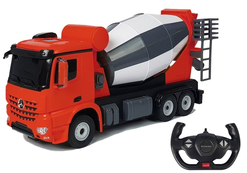 kamion na daljinsko upravljanje r/c mercedes-benz arocs rastar 1:14 red - slika 2