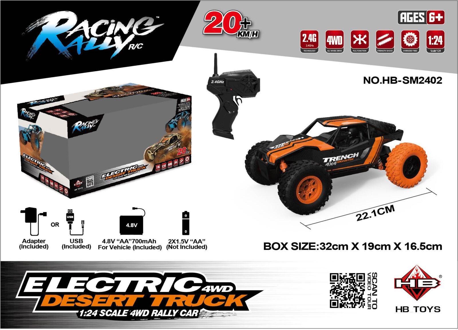 crawler desert truck 1:24 - slika 1