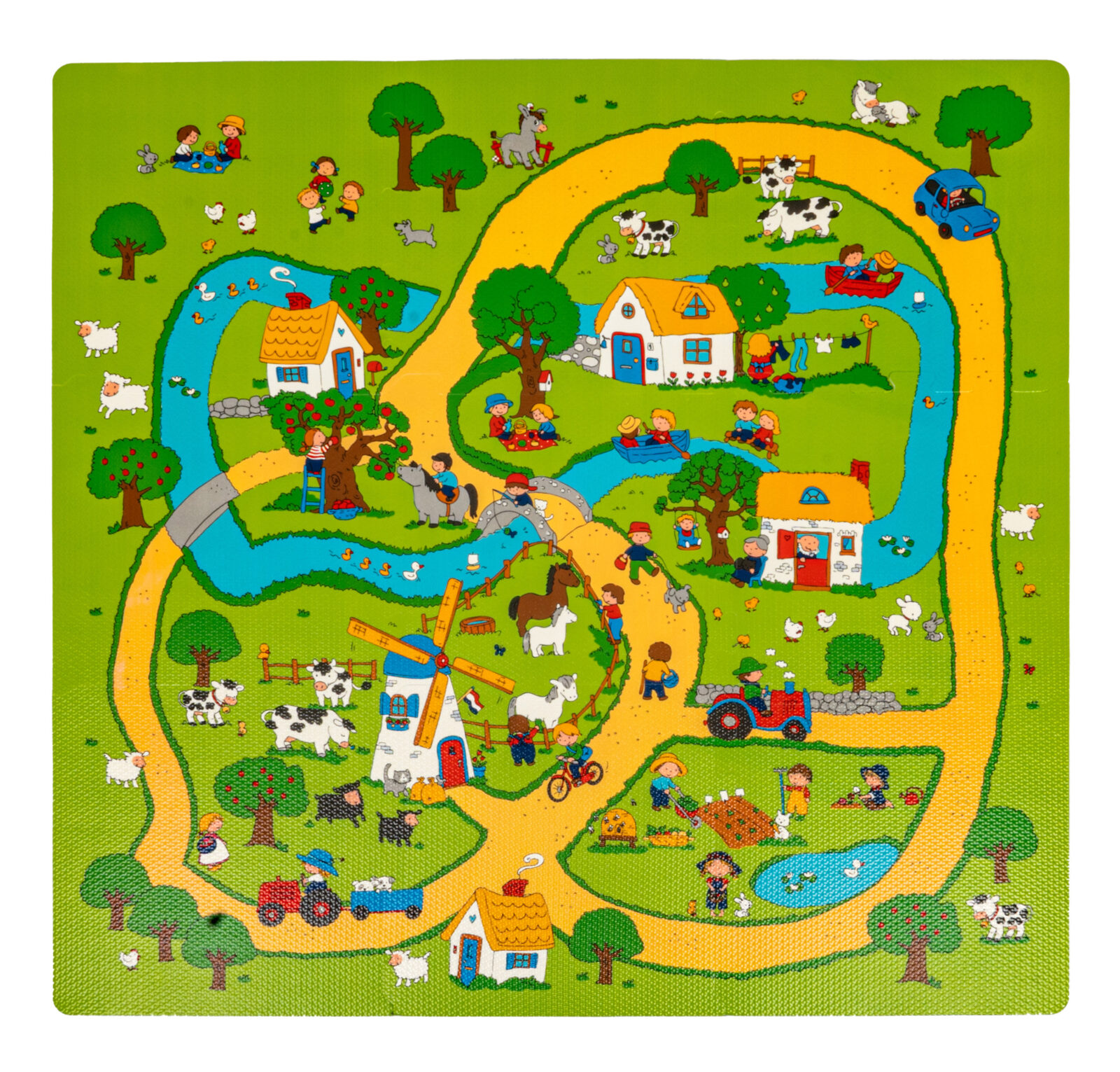edukativna prostirka za igru - puzzle s motivima farme - slika 2