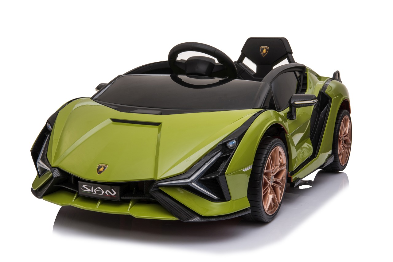 licencirani auto na akumulator lamborghini sian 4x4 - zeleni - slika 1