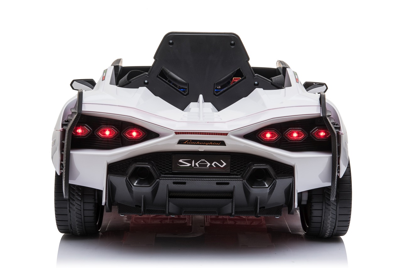 licencirani auto na akumulator lamborghini sian 4x4 - bijeli - slika 2