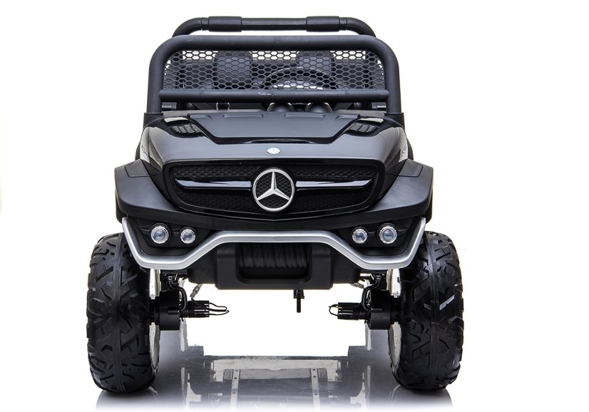 licencirani auto na akumultor mercedes unimog – crni - slika 2
