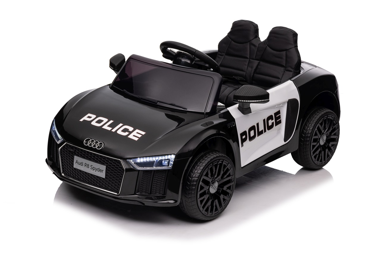 licencirani auto na akumulator audi r8 spyder police - slika 2
