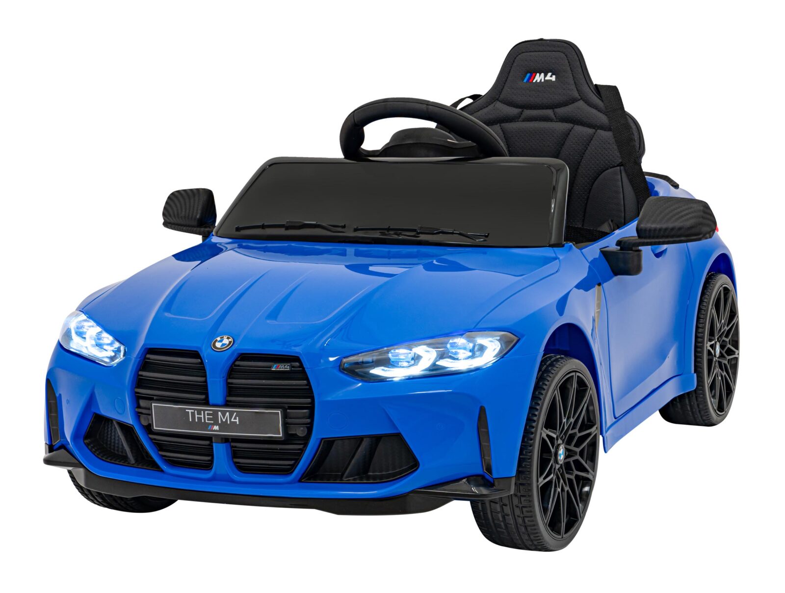 licencirani auto na akumulator bmw m4 - plavi - slika 1