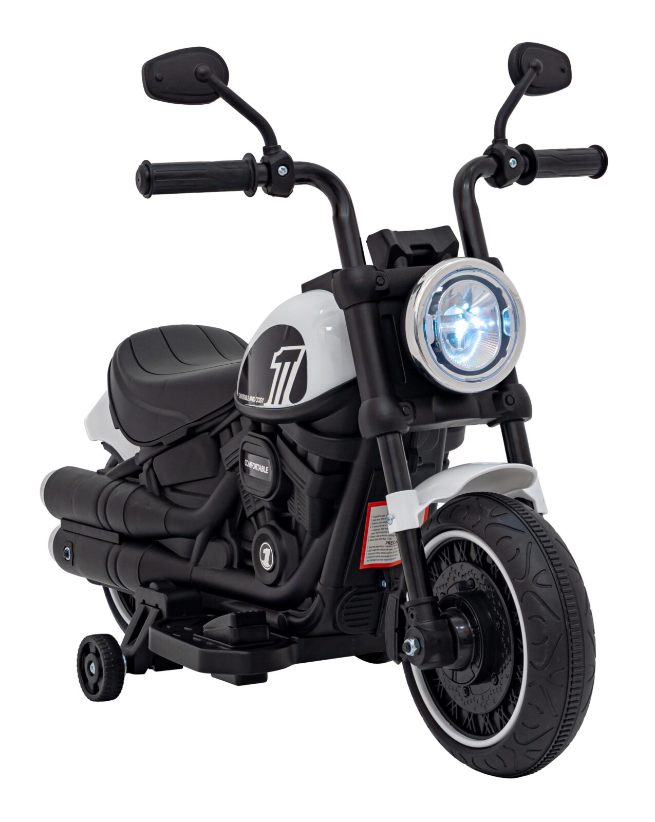 motor na akumulator faster motorbike -bijeli - slika 2