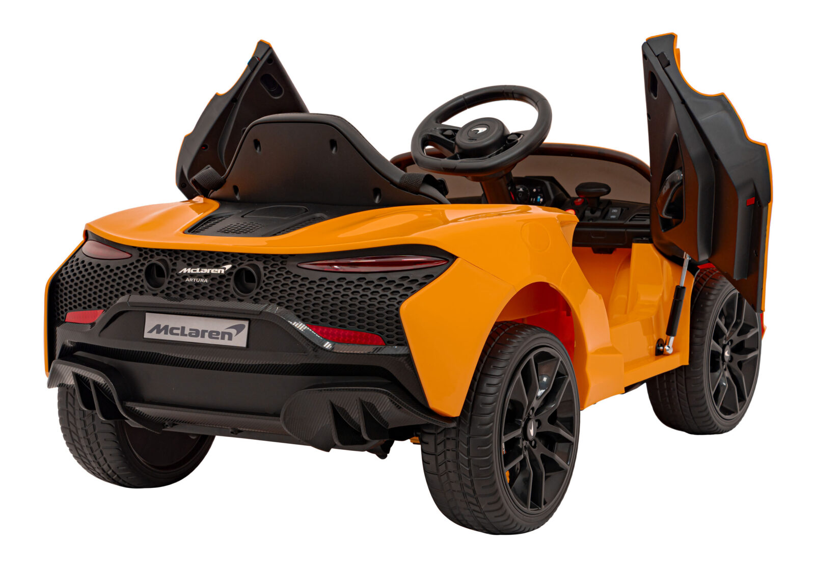 licencirani auto na akumulator mclaren artura 4x4 - narančasti - slika 2