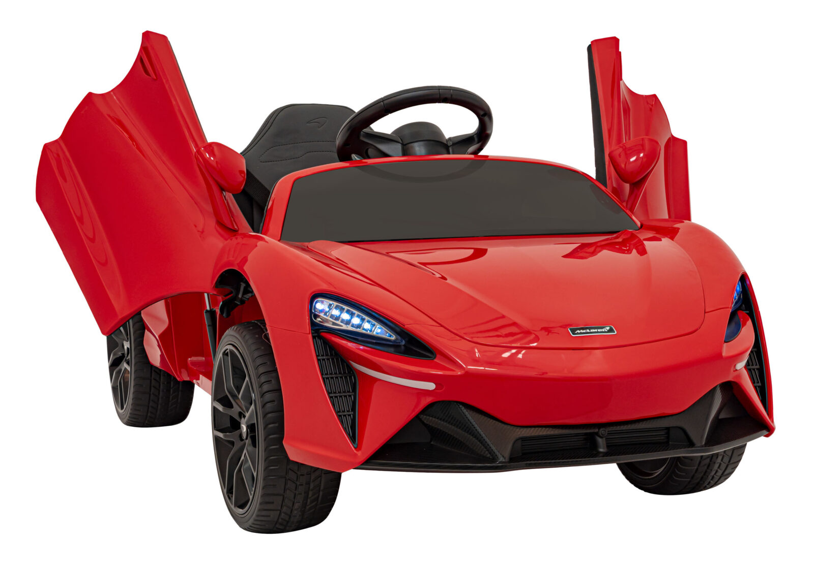 licencirani auto na akumulator mclaren artura - crveni - slika 1