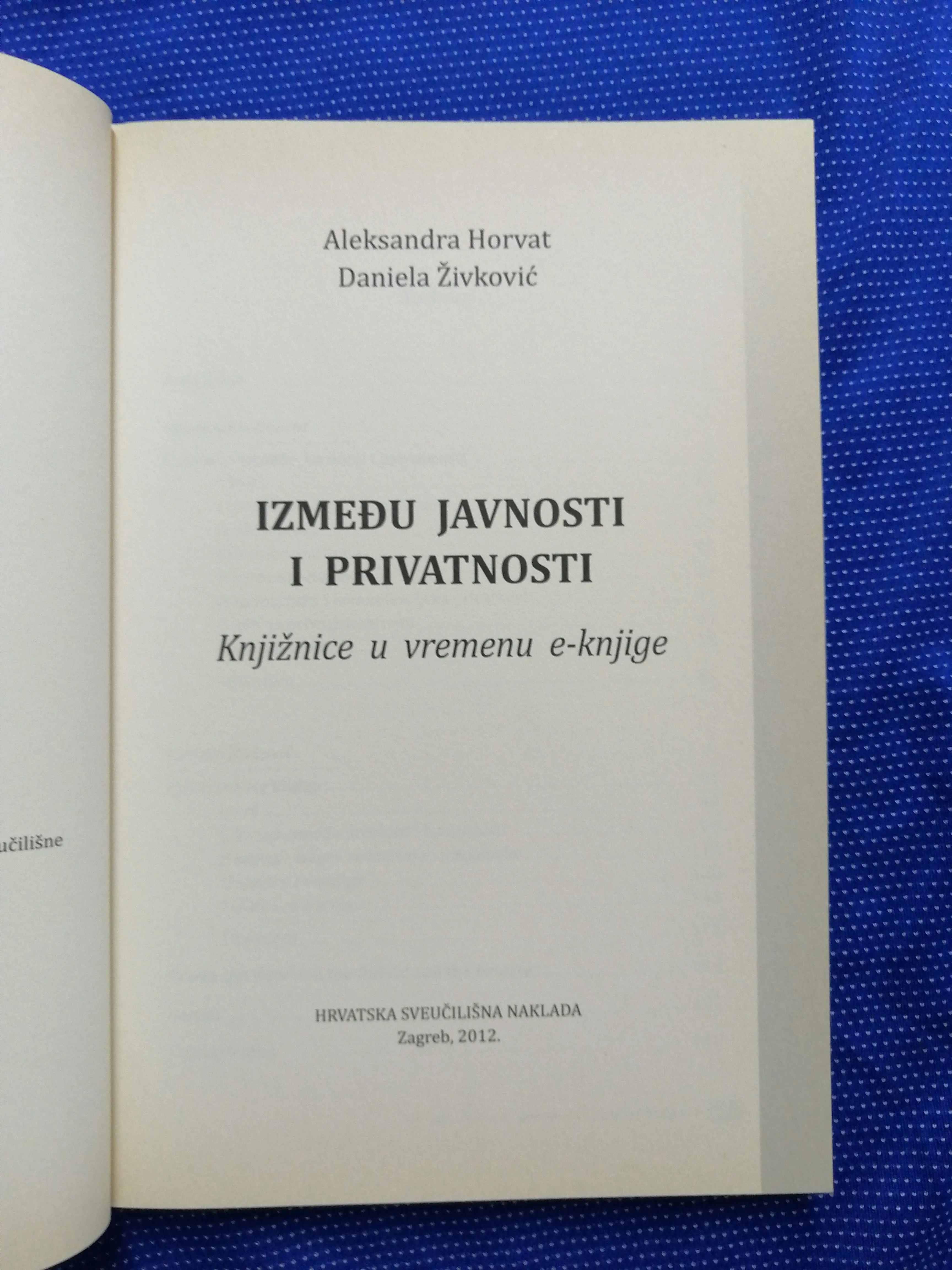 aleksandra horvat i dr. – knjižnice u vremenu e-knjige - slika 2
