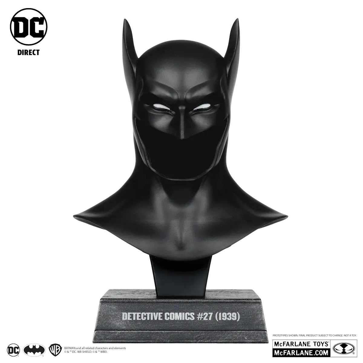 mcfarlane dc direct – batman (1st appearance) cowl replica - slika 2