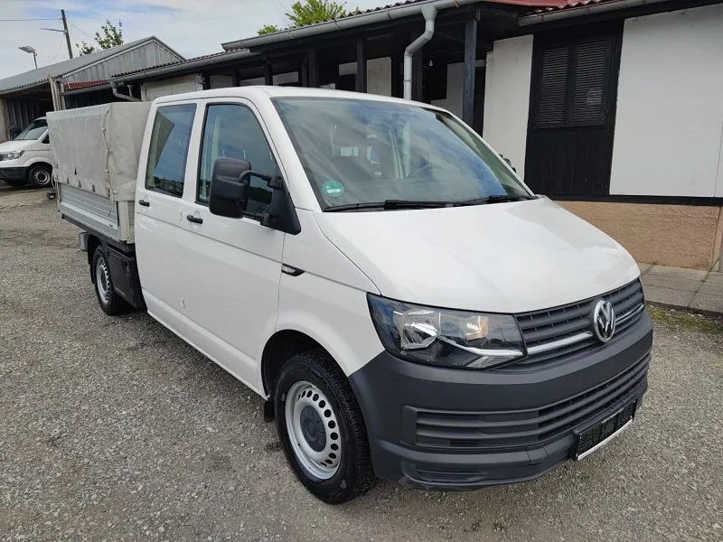 volkswagen transporter 2.0 tdi*dupla kabina*5+1*klima*cerada* - slika 3