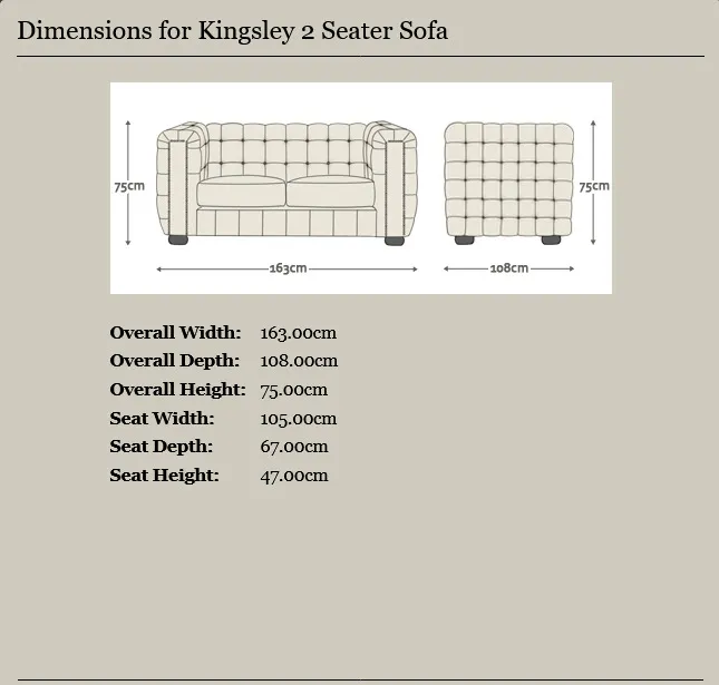 chesterfield royal kingsley dvosjed | 2-sjedište | antique red - slika 3
