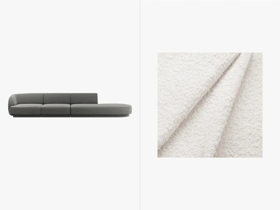 Sofa Miley 323x90cm, Materijal: Boucle - Čakovec, Čakovec-zapad
