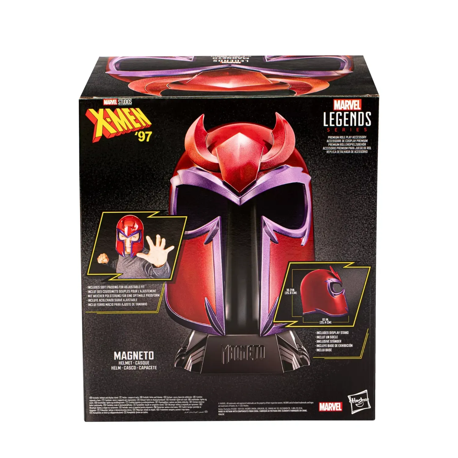 marvel legends series – magneto roleplay helmet - slika 9