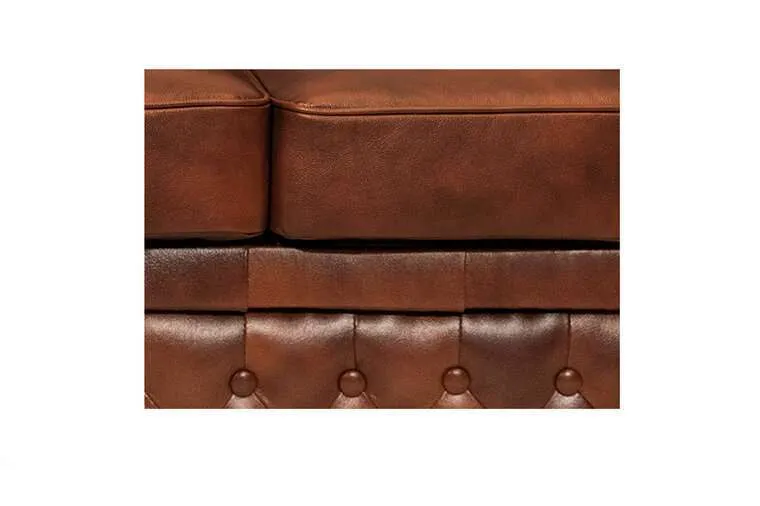 chesterfield dvosjed first class leather | 2-sjedišta | cloudy caramel - slika 3