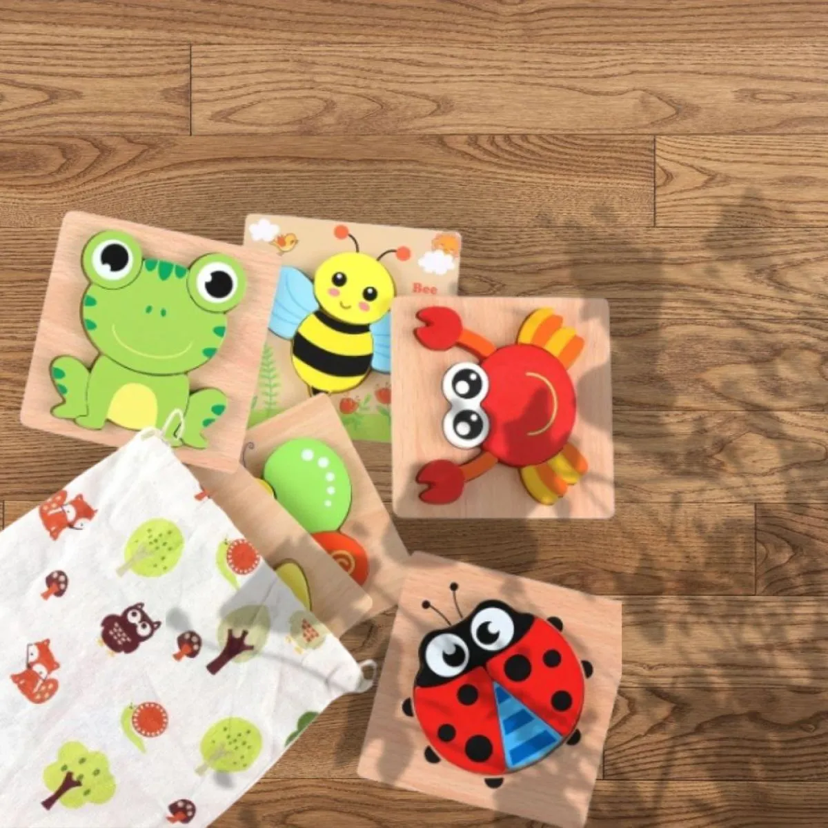 drvene puzzle za najmlađe - više modela na izbor - slika 3