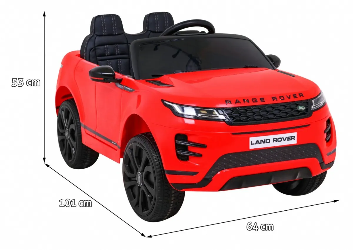 licencirani auto na akumulator range rover evoque - crveni - slika 2