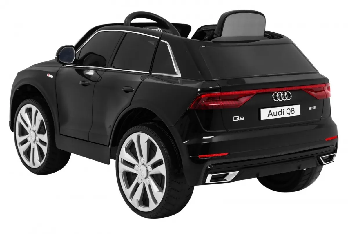 licencirani auto na akumulator audi q8 lift - crni - slika 4