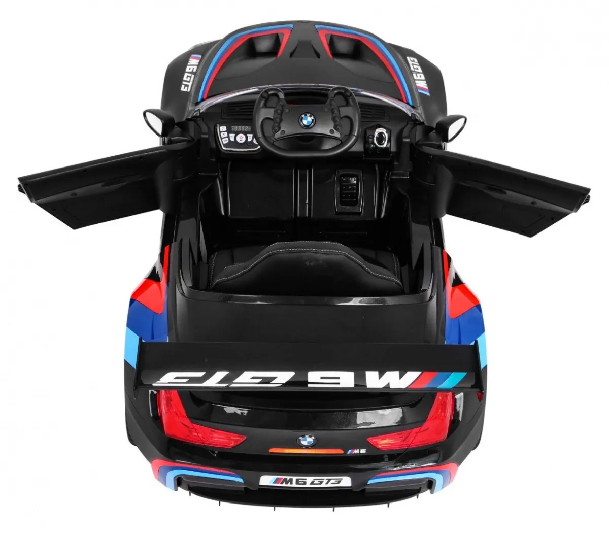 licencirani auto na akumulator bmw m6 gt3 - crni - slika 4