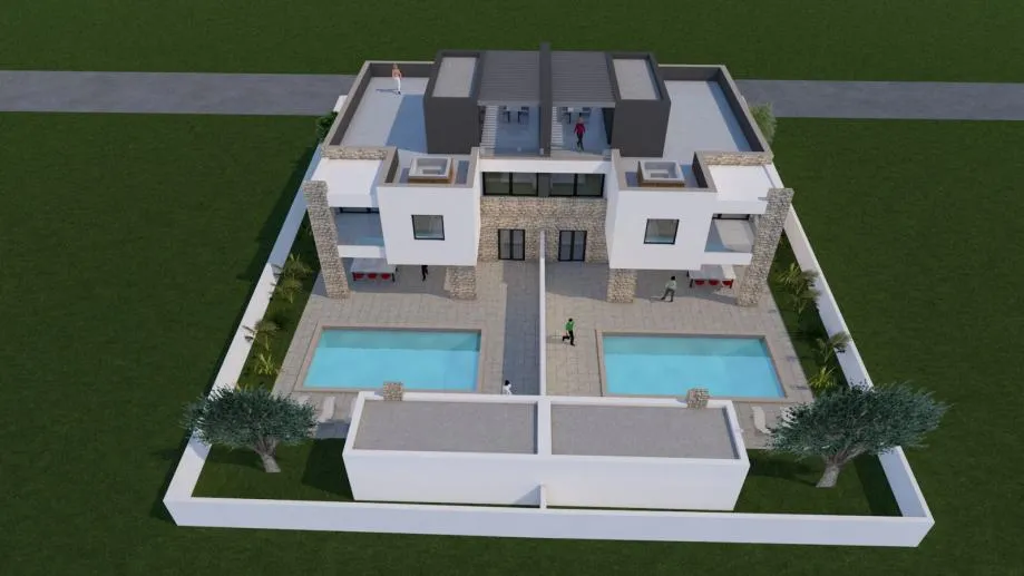 vrsi, zukve, kuća s bazenom (319m2), 300 metara do mora, novogradnja! - slika 7