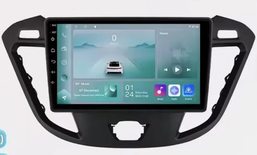ford transit custom original multimedija android carplay 2din radio - slika 2