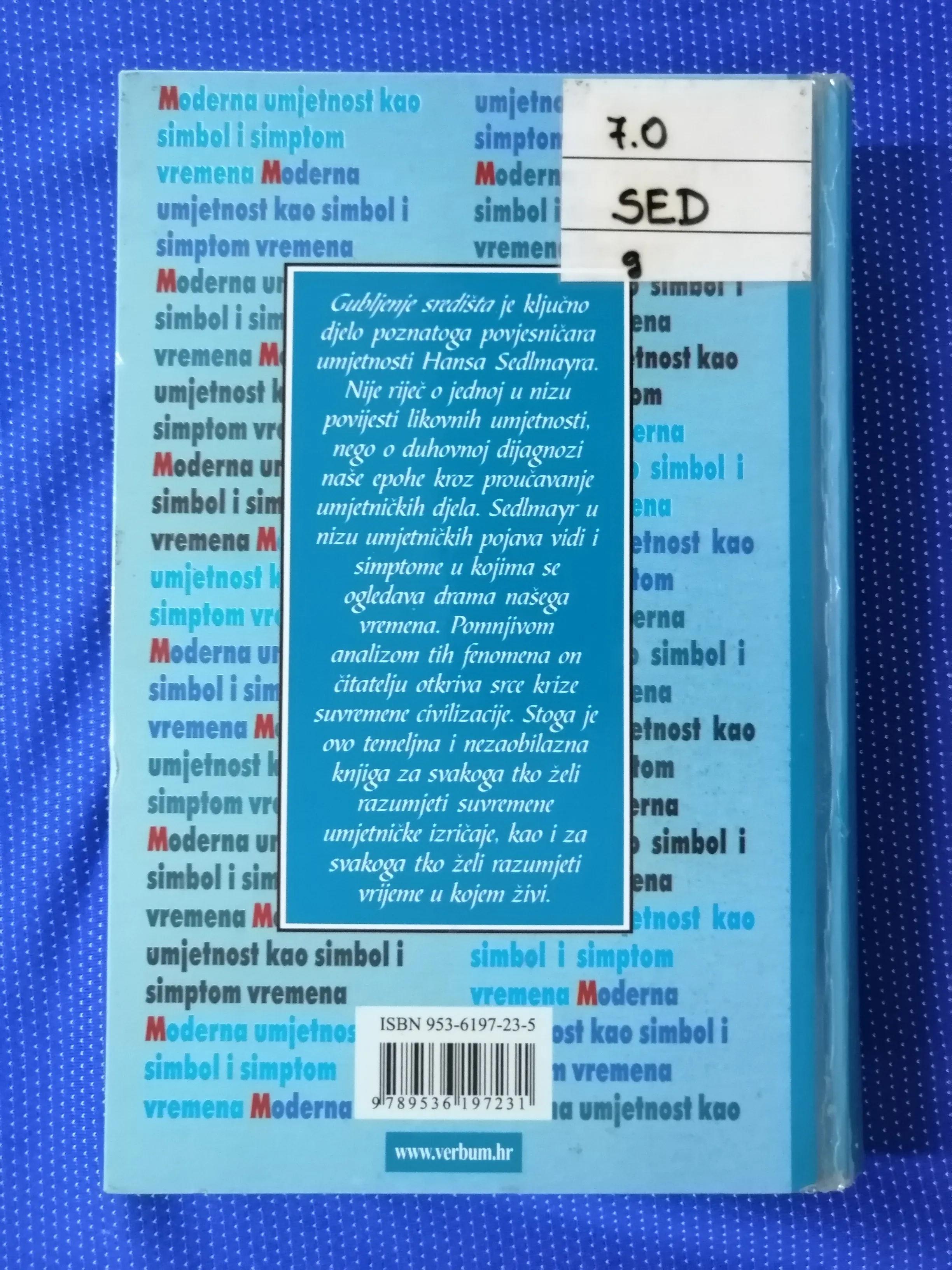 hans sedlmayr – gubljenje središta - slika 8