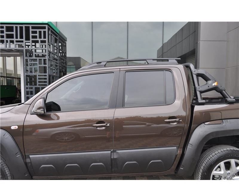 uzdužni alu krovni nosači za vw amarok - srebrni ili crni - slika 6