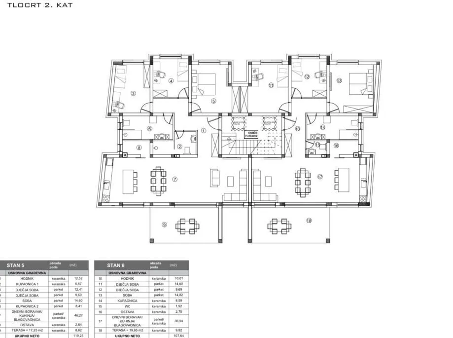 stan: tvrđavica, 117.47 m2 + vrt, 2.kat, novogradnja (prodaja) - slika 8