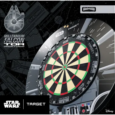 star wars millennium falcon dartboard and surround bundle - slika 4