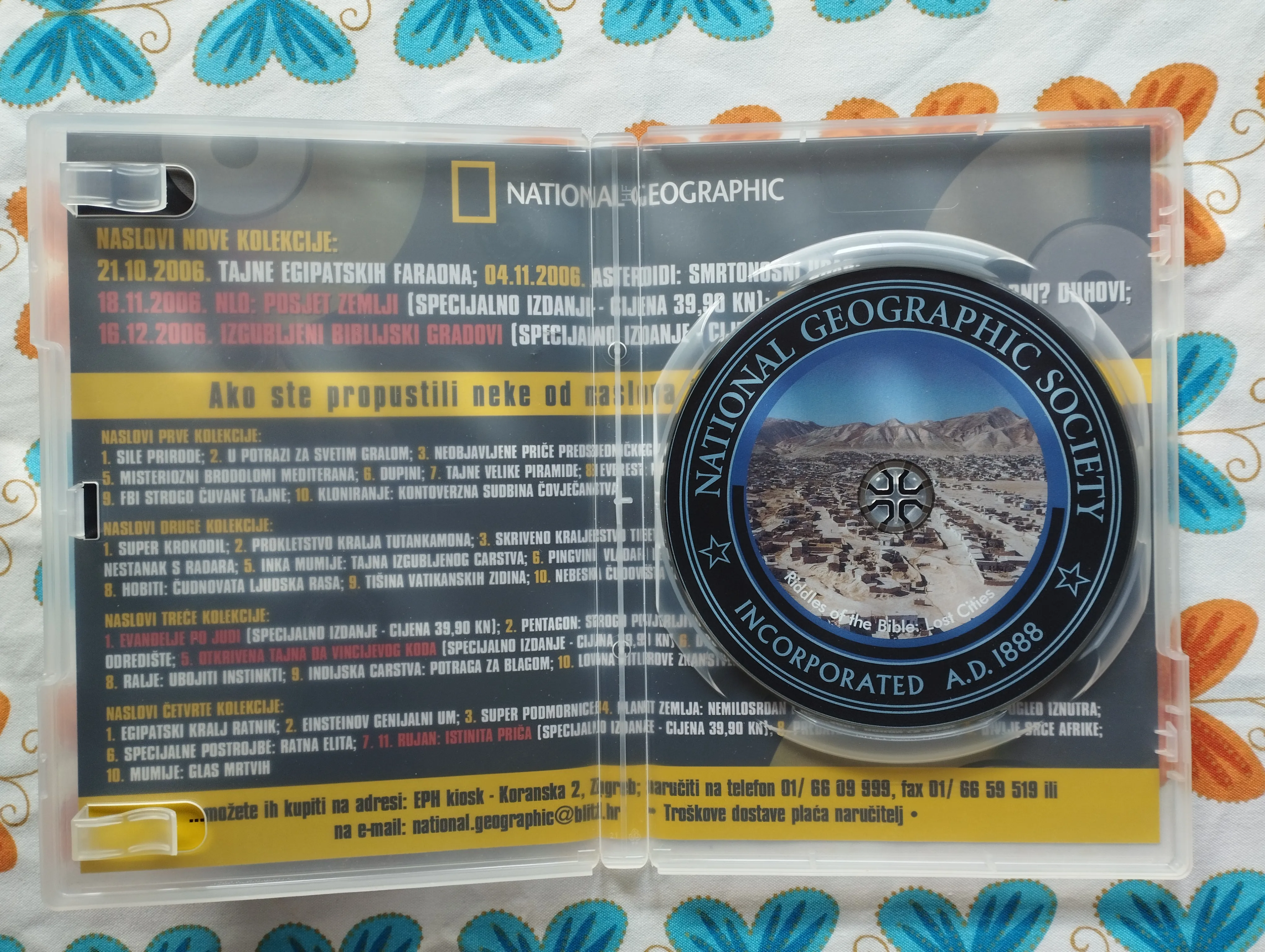 national geographic izgubljeni biblijski gradovi dvd - slika 2