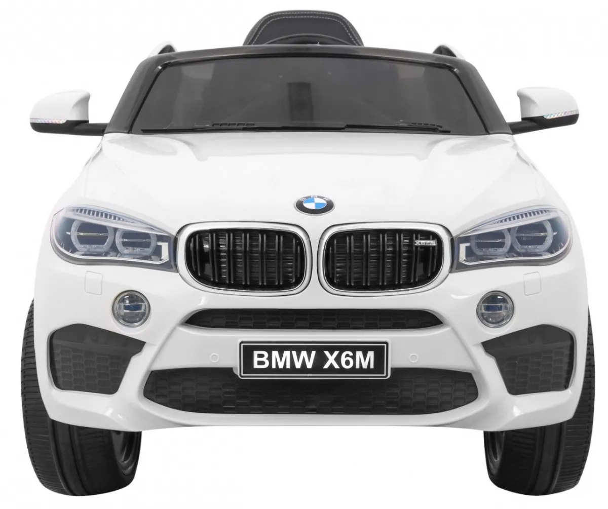 licencirani auto na akumulator bmw x6m - bijeli - slika 3