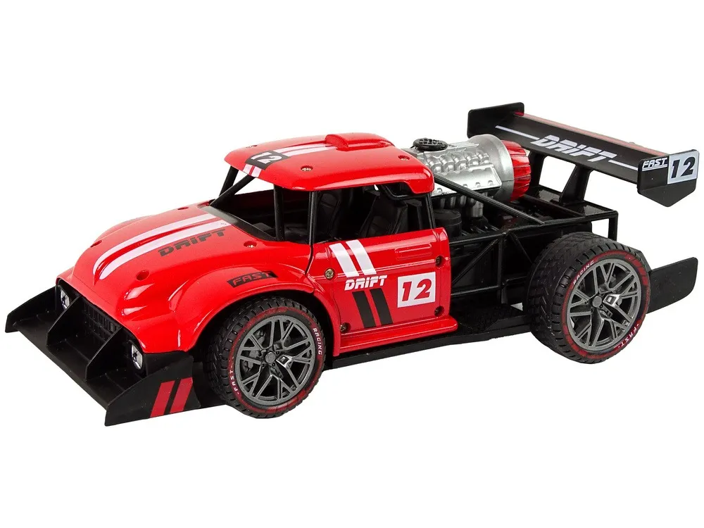 auto na daljinsko upravljanje sports car r/c 1:16 - crveni - slika 2