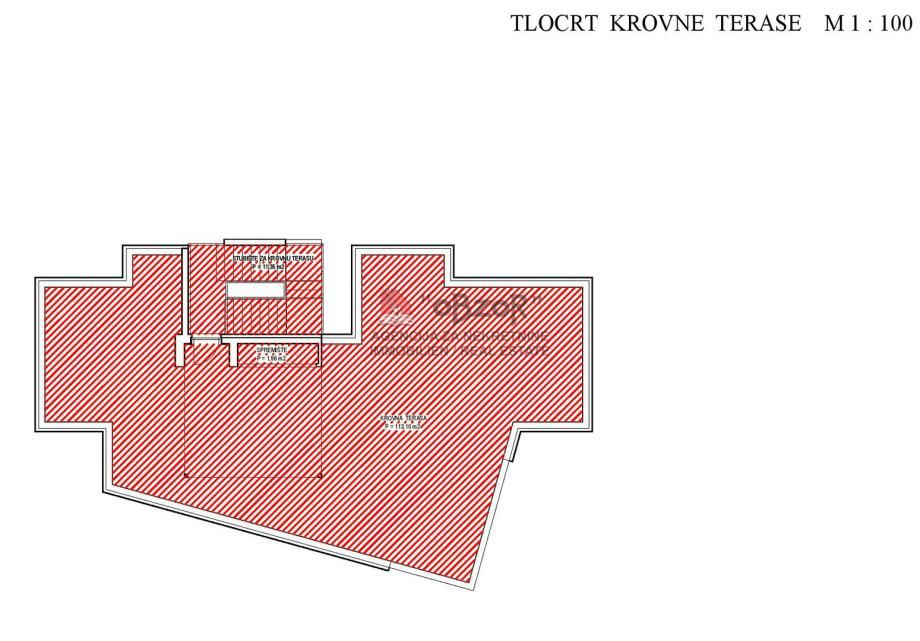 petrčane-punta radman, trosoban stan(106m2) + krovna terasa(113m2) - slika 11