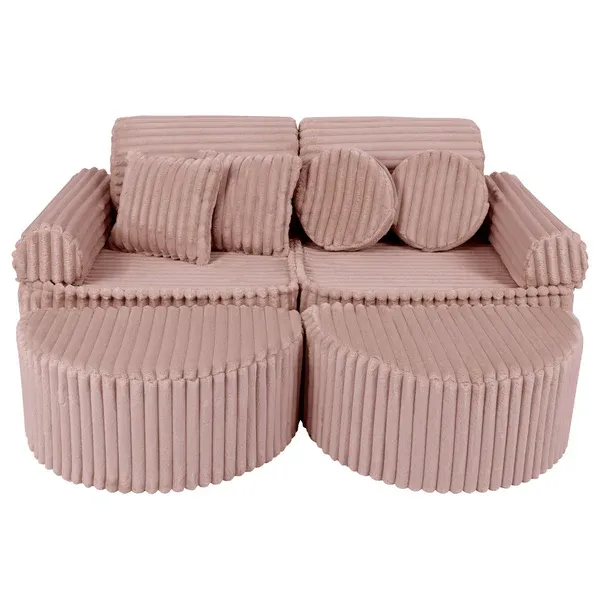 Modularna sofa - ružičasta - Zagreb