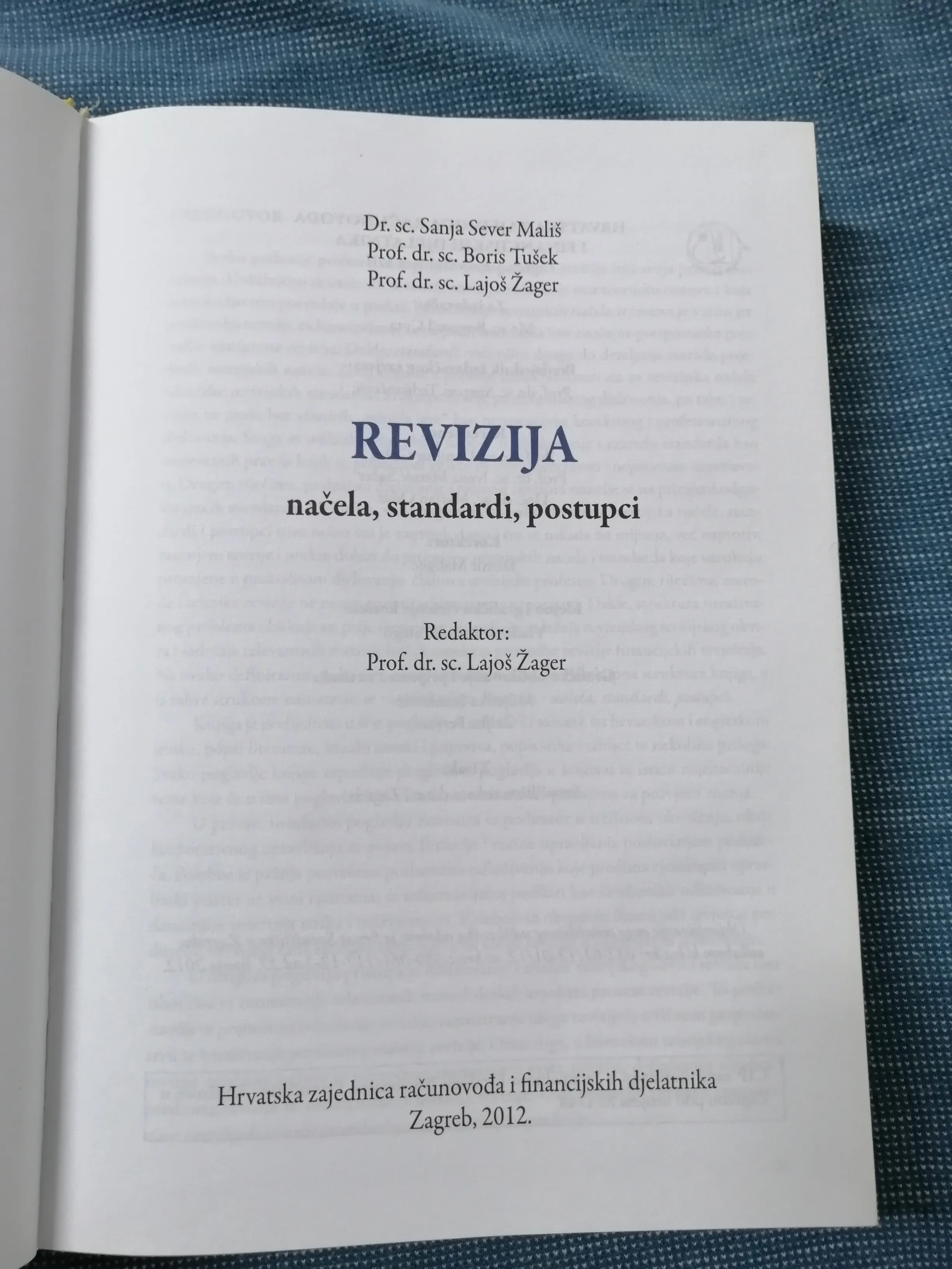 sanja sever mališ, boris tušek, lajoš žagar – revizija - slika 2