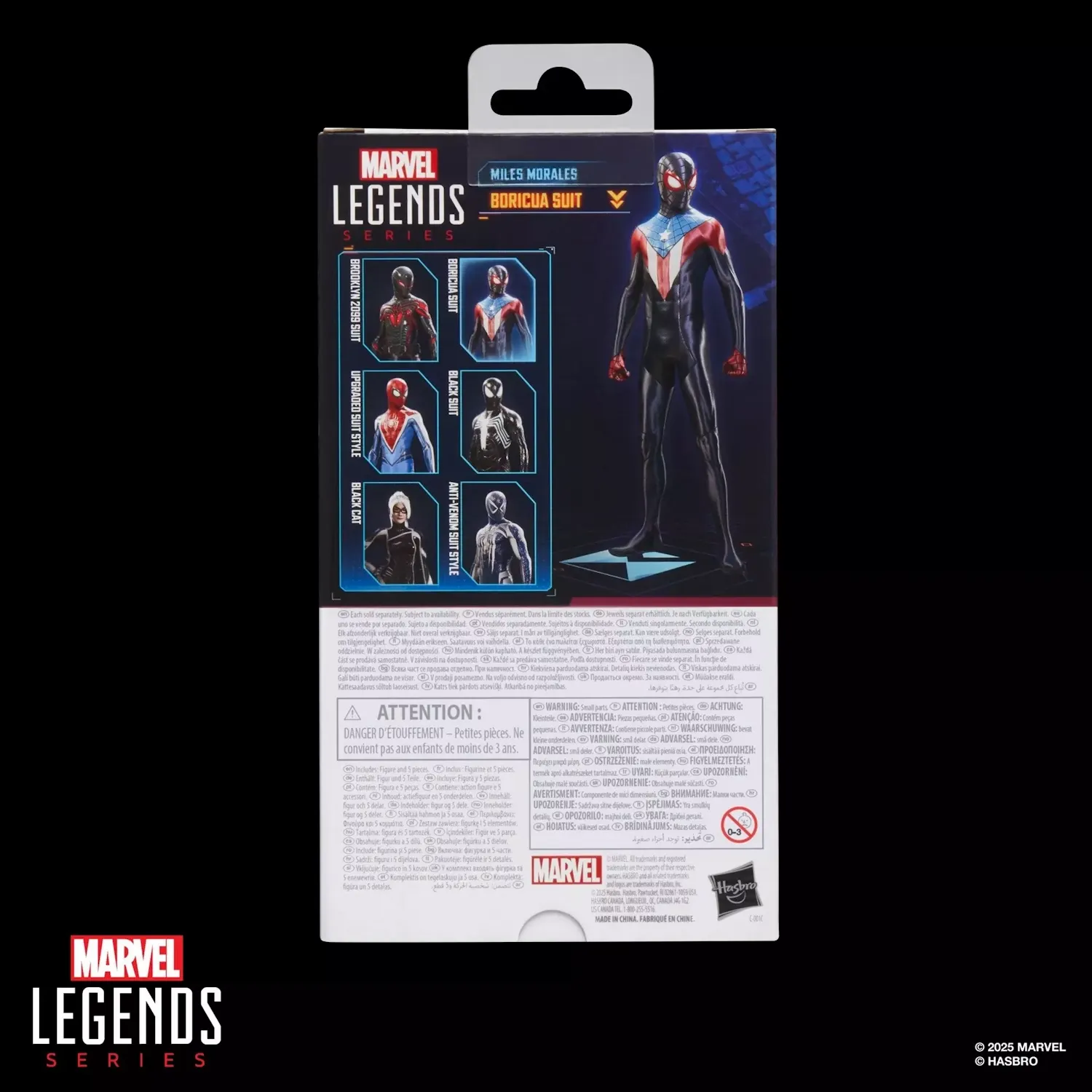 marvel legends series gamerverse milesmorales boricua suit figura 15cm - slika 10