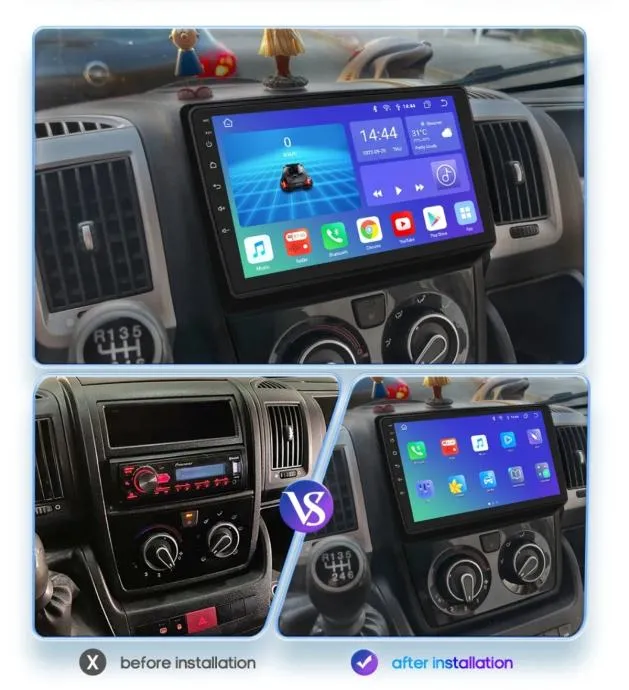 fiat ducato citroen jumper peugeot boxer original multimedija android - slika 2