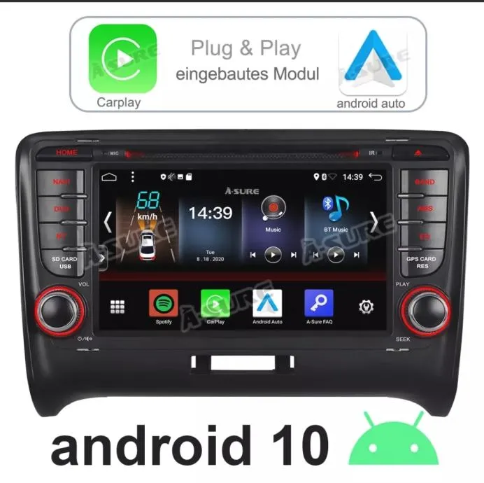 audi tt original android 10.0 multimedija parking kamera - slika 6