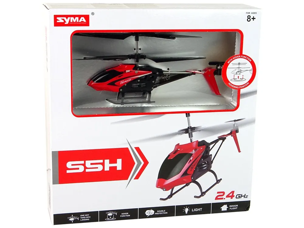 rc helicopter s5h syma 2.4g red - slika 3