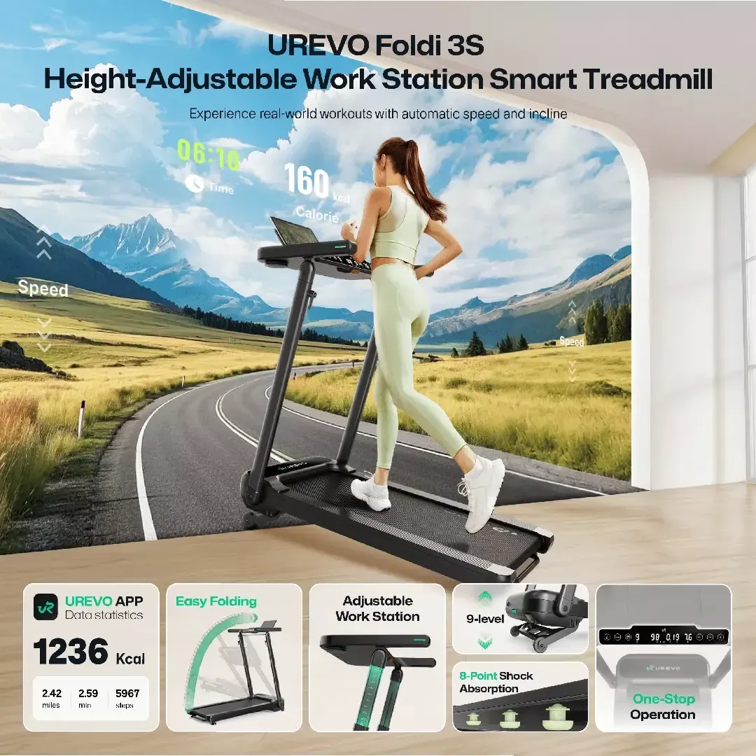 urevo foldi 3s smart - traka za trčanje i hodanje - slika 13