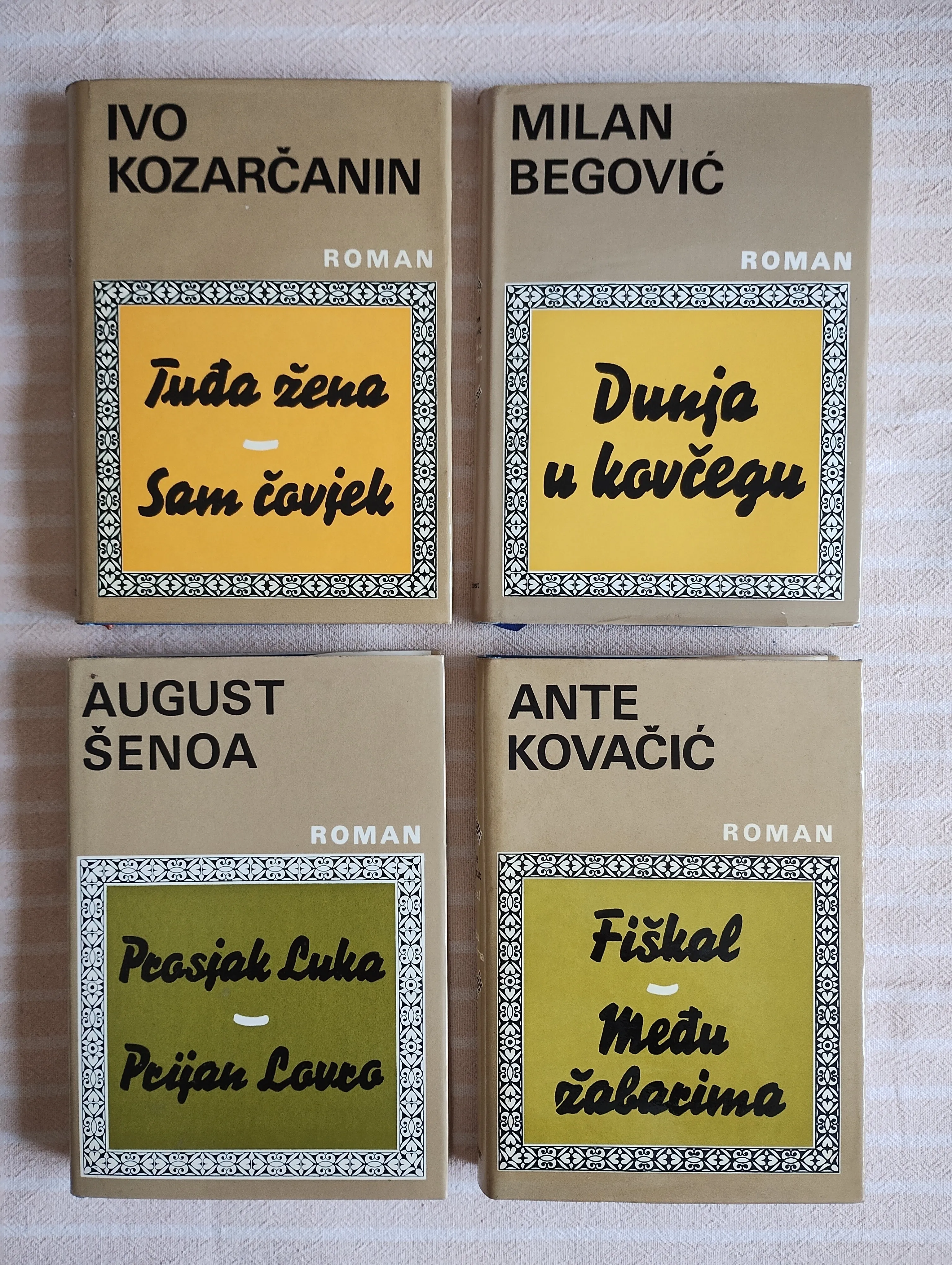 Hrvatski Roman Zagreb 1978 1979 Kovacic Šenoa Kozarcanin Begovic - Paljevine, Ivanska