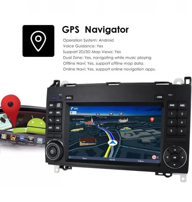 mercedes b200 vito viano a b klasa original multimedija android radio - slika 5