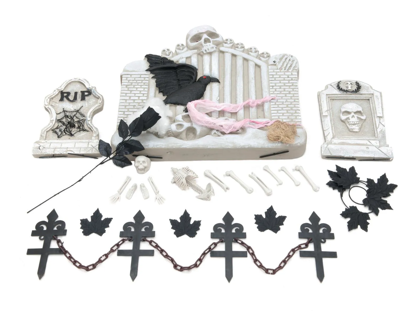 EUROPALMS Halloween skeleton with tombstone - Križevci