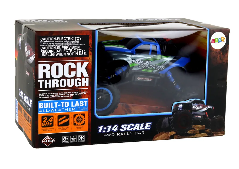 off-road remote controlled rc car 1:14 2.4g blue - slika 5