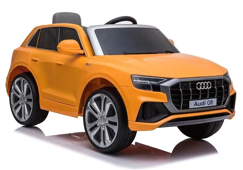 Licencirani auto na akumulator Audi Q8 – žuti/lakirani - Mursko Središće